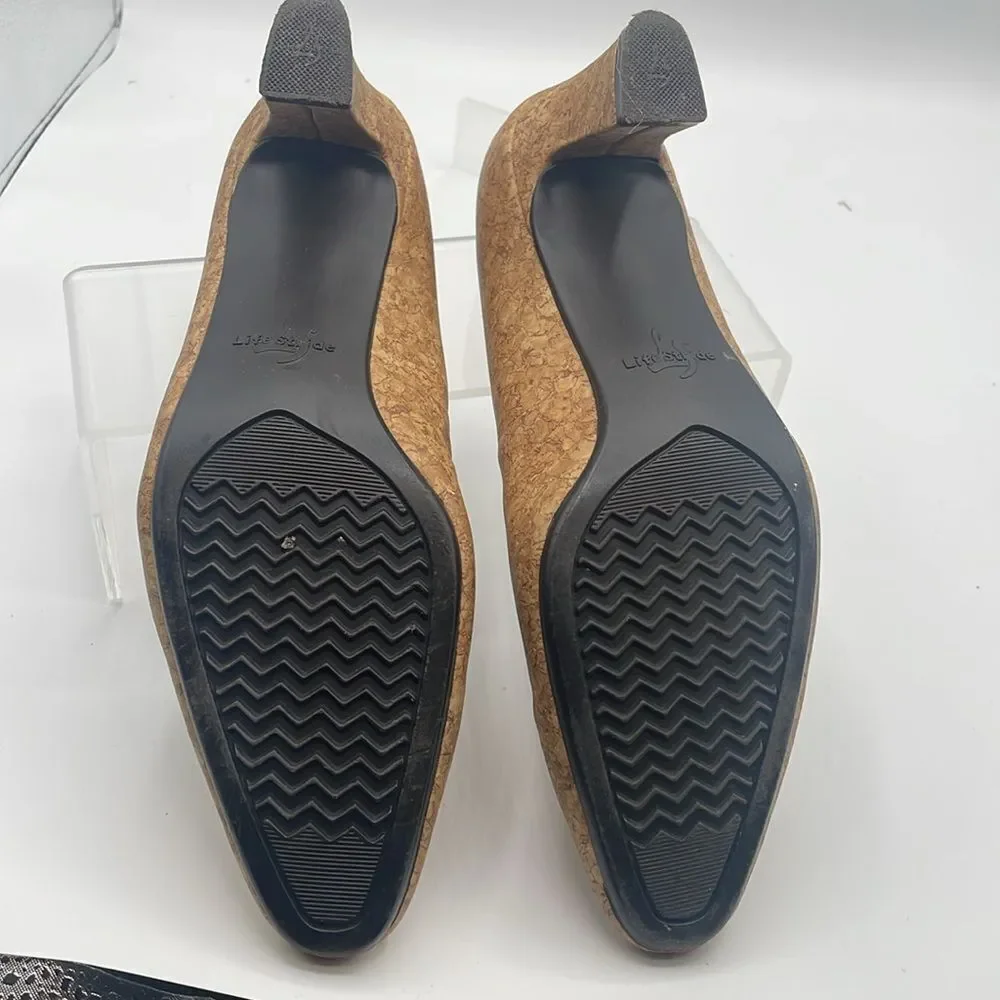 LifeStride women’s heels, cork style, with 2 1/2” heel, size 6N